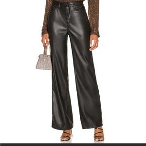 AFRM Dawson Wide Leg Vegan Leather Pant